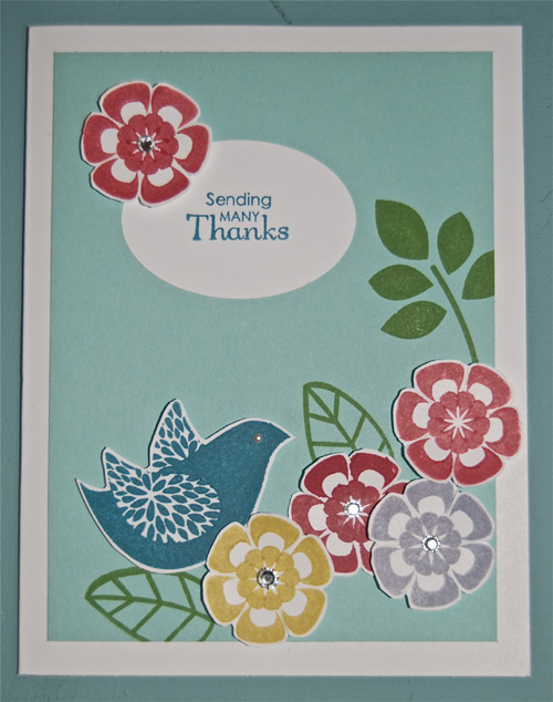 Stampin' Up! Betsy's Blossoms